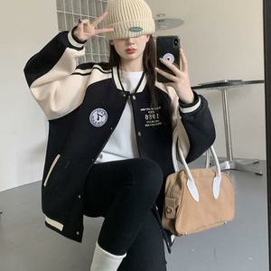 [오노마] ONM 여자 자켓 야구 여성 점퍼 가을 봄 오버핏 잠바