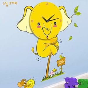 데코시계 소심코끼리 인테리어시계
