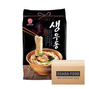 본고장 수타식 생우동 424g 2인분 12개 한박스