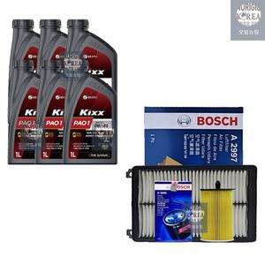 올뉴K7 3.0 LPI 킥스 PAO1 0W30 6L 엔진오일+필터 세트 0050-2997