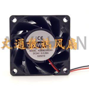 AGB06038B24H 0.56A 6038 DC24V 인버터 냉각 FAN 6cm