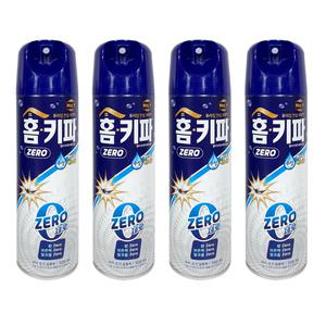 홈키파 제로 에어졸 500ml x 4개 모기약 살충제