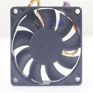 Everflow 컴퓨터 PC 섀시 냉각 팬, R127015BU, 12V, 0.30Amp, 7cm, 신제품