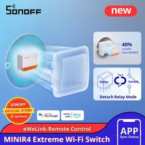 투야 스마트봇SONOFF MINIR4 Wifi 미니 스마트 홈 스위치는 외부 분리 릴레이 모드 지원합니다. eWeLink AP