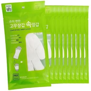 속장갑 안장갑 이너 명진 고무장갑 손이 10개 편한
