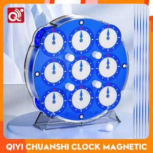 [CubeFun]QiYi Chuanshi 시계 자기 퍼즐 속도 큐브 매직 시계 Profissional 교육 선물