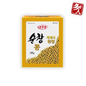 (다인) 순창 재래식 된장 14kg_박스된장 대두37% 대용량 업소용 아주존