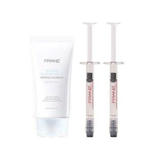 프란츠 선크림 네이키드 선쉴드 펩타이드 50ml + EGF 인텐시브 볼륨 앰플 1ml x 2