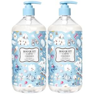 부케가르니 바디워시 베이비파우더 클렌저 1000ml 2개