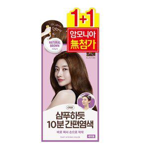 엘라스틴 샴푸하듯 간편염색 2입 자연갈색 ML890310