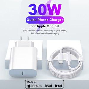 애플 정품 30W 타입 C 급속 충전기 아이폰 16 15 14 13 12 11 프로 맥스 미니 X XS XR 플러스 Magsafe 무선 고속 충전 번개 케이블