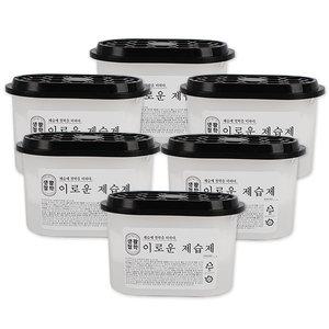 생활철학 강력한 제습제- 6개 습기제거제 방습제 탈취제 옷장 이불장 곰팡이방지 좀벌레예방