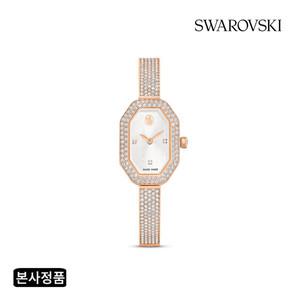 [스와로브스키/본사정품] Dextera Bangle 로즈골드 메탈 시계 5672992