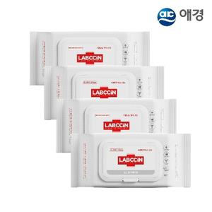 랩신 손소독 티슈 60매입 X 4개
