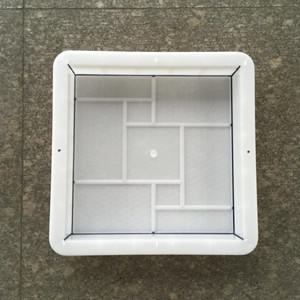 15PCS 정원 도보 포장 금형 재사용 가능한 DIY 수동 포장 시멘트 벽돌 돌 도로 콘크리트 포장 금형 정원 장
