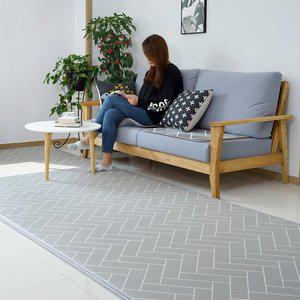 삼바텍 말랑말랑 PVC 놀이방매트 17T [헤링본 그레이] 140 X 500cm
