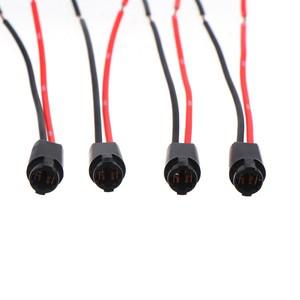 T5 LED 전구 거치대 소켓 LED T5 전구 플러그 익스텐션 케이블 하네스 1.2W W3W 너비 계기용 조명 소켓 5