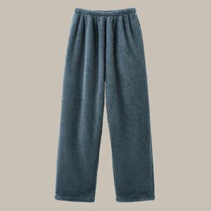 [옷자락]남자 두툼 플리스 실내복 FW 고무줄 수면바지 팬츠