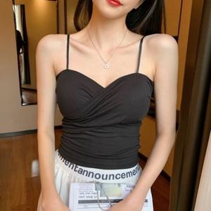 DHH-Z22 캡내장 꼬임 나시티 이너탑