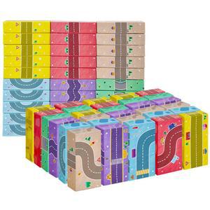 벽돌 쌓기놀이 창의력 종이블럭 60pcs 사회성발달