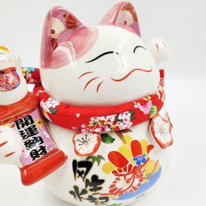 대형 일본 도자기 마네킨네코 저금통 복고양이 네꼬 개업선물 집들이 행운 손흔드는 키네코 특별한