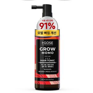 [체험딜 8 900원]이고세 그로우 모모 안티로스 맥주효모 쿨링 헤어토닉 125ml