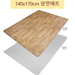 거실 쿠션매트 쿠션장판 층간소음완화 140x170 양면 우든메이플 바닥매트 놀이방