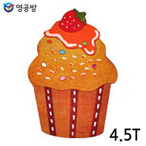 컵케이크 4.5T 연결구멍 (없음X) (체험용 우드아트)방학숙제 목재모형 조립키트 완구