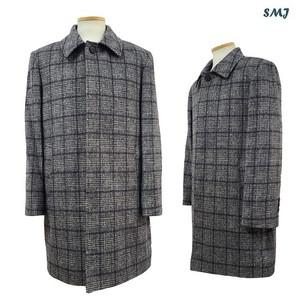 SMJ2040 울혼방 모직 코트 울코트 7부코트 하프코트