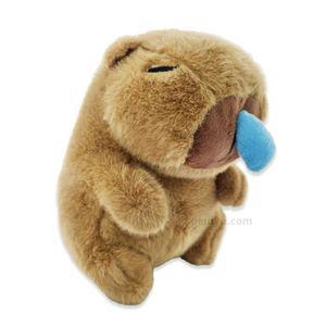 인형 선물 악세사리 흘리는 애착 콧물 흘리는는 생일카피바라 피규어 노래 봉제 캐릭터 어린이 선물용 어린