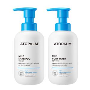 공식대리점 아토팜 MLE 바디워시 300ml + 마일드 샴푸 300ml