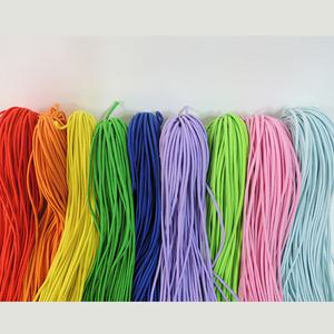 칼라 고무줄 벌크 (약)3mm 70야드 / 둥근 공예용 밴드