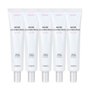 (5개)푸드어홀릭 네이처 콜라겐 아이앤페이스 아이크림 40ml /눈가 수분 탄력케어 주름개선
