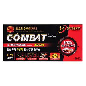 컴배트 바퀴벌레 살충제 큰바퀴용 6개입 X 1개