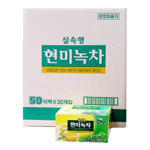다음 현미녹차 50개입 30갑 1500개알뜰형 실속형 업소용 모텔숙박용품 비품