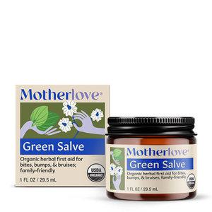 Motherlove 마더러브 Green Salve 그린 살브 허브 힐링 크림 1 oz.