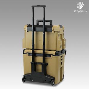 피기베이스 25년형 캐리어 세트 / 아이스박스 24L 태클박스 6000 콤보 낚시용 이동식 바퀴 쿨러 24리터