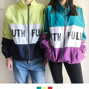 [하이디앤] 레트로 패션 바람막이 남여공용 봄점퍼 가을점퍼 커플