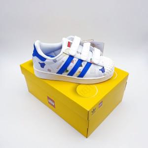 [아디다스코리아 정품] adidas SUPERSTAR CF C (키즈/주니어 슈퍼스타 레고 콜라보) IF2201