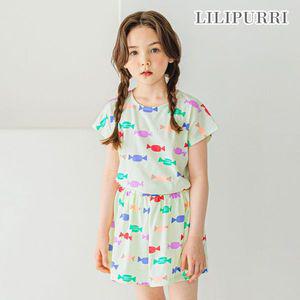 [보리보리/릴리푸리]릴리푸리 사각사각상하복세트(민트)