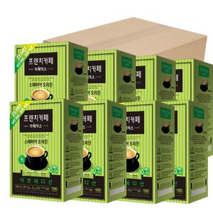 프렌치카페 스테비아 오리진 커피믹스 100개입(90개+10개) X 8개 총800T(1BOX) 최근제조 신상진