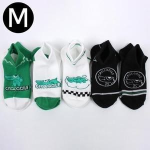 새실텍스피아 아동양말 크로커다일 키즈 스니커즈 양말 5족 1세트 (M)