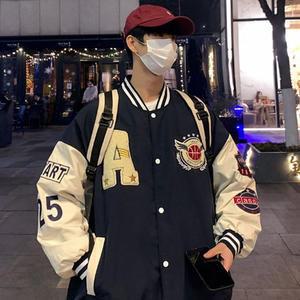 [BZJL8WJ2_4C]남자 스타일 패치 야구점퍼 1P 데일리