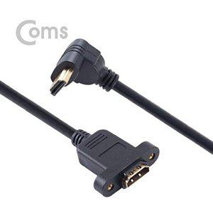 [셀러허브 1][HYIJTP1S_4B]HDMI 젠더 M 상향꺾임 to F 포트형
