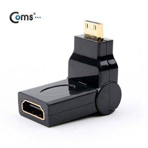 [셀러허브 1][HYIJTP1Q_4B]케이블 HDMI 젠더(Mini M F) 회전형-상하90도