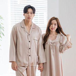 [바풀]CA3S333 15 커플잠옷 물실크 파자마 원피스 잠옷 세트_P336064390