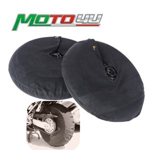 17inch Universal 타이어 타이어 Warmers Windstop 오토바이 Cover 폴라 플리스 바람막이  리어 앞섶
