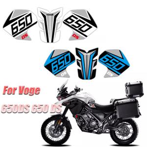 LONCIN Voge 650ds 650DS 오토바이 사이드 스티커 연료 탱크 데칼 보호대 트랙션 패드 커버 장식 세트 미끄