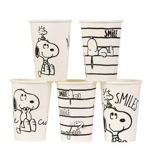 [하프클럽/셀러허브_여성트랜드패션]390ml 13oz 스마일 피너츠 모노톤 홈파티