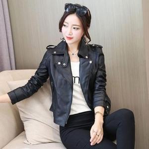 가죽자켓 여성가죽자켓 무스탕 블랙 여성자켓 (3jMH8)